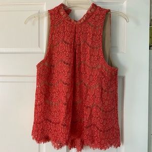 Handmade Lace Sleeveless Top